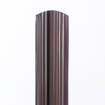 Sipca metalica gard 055 mm, modern, dublu vopsita - RAL 8019 lucios 1.70 m