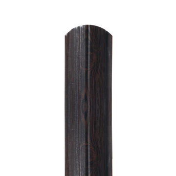 Sipca metalica gard 0,50mm - Xilo inchis,maro pe spate 0.50 m