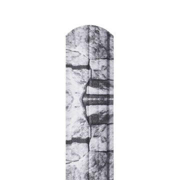 Sipca metalica gard 0,50mm - Petra gri 0.50 m