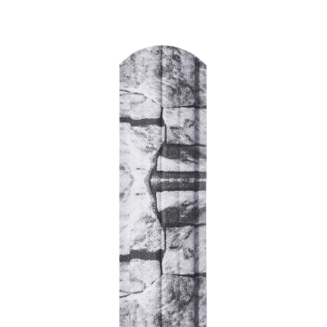 Sipca metalica gard 0,50mm - Petra gri 0.50 m