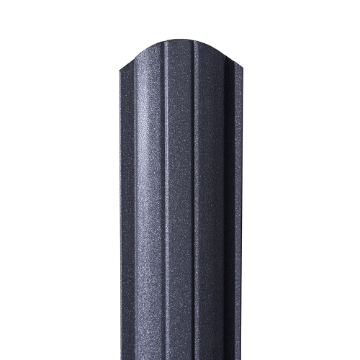 Sipca metalica gard 0,45mm, dublu vopsita - RAL 7024 mat 0.50 m