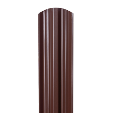 Sipca metalica gard 0,43mm, modern, dublu vopsita - RAL 8017 lucios 1.00 m 