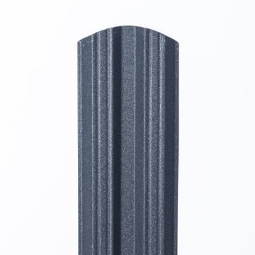 Sipca metalica gard 0,45mm, modern, dublu vopsita - RAL 7016 mat 1.00 m 