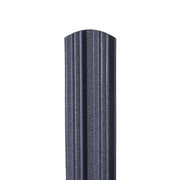 Sipca metalica gard 0,45mm, modern, dublu vopsita - RAL 7016 mat 1.00 m
