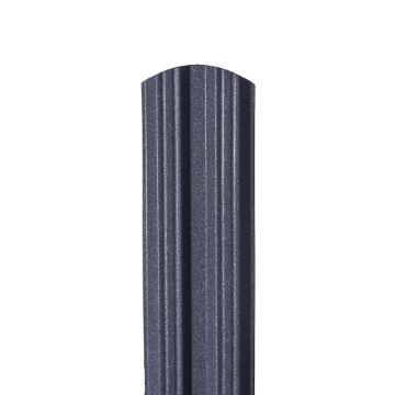 Sipca metalica gard 0,45mm, modern, dublu vopsita - RAL 7016 mat 1.00 m