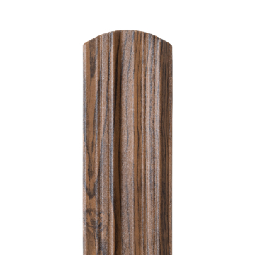 Sipca metalica gard 0,50mm, modern, dublu vopsita - RAL Stejar  1.00 m